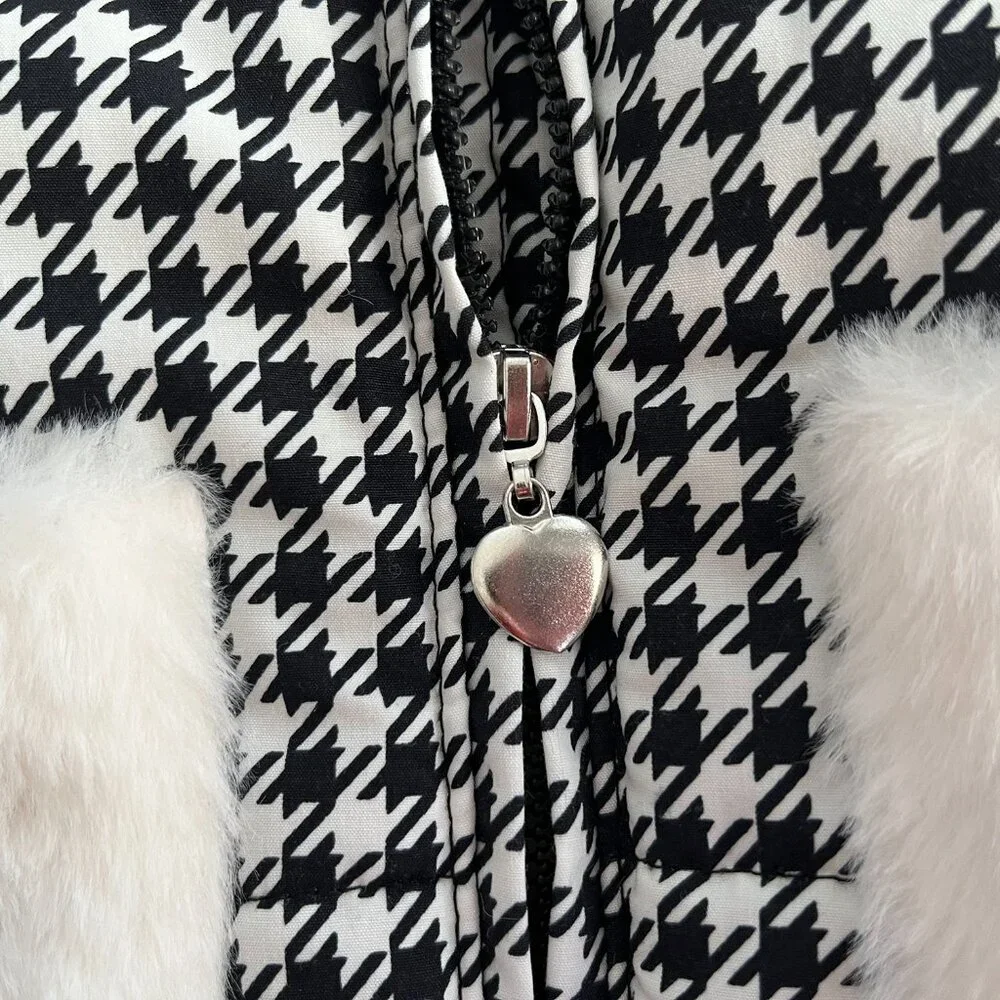 Kids HQ houndstooth heart vest 3T NWT - Picture 5 of 8